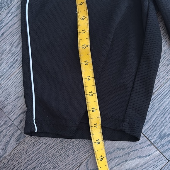 Kids Black Athletic Shorts - Picture 6 of 9